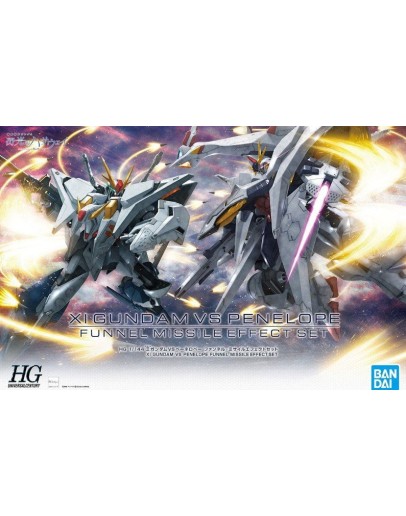 BANDAI 1/144 GUNDAM HGUC PLASTIC KIT - 5061332 - HGUC X1 GUNDAM VS PENELOPE FUNNEL MISSILE EFFECT SET - GO5061332