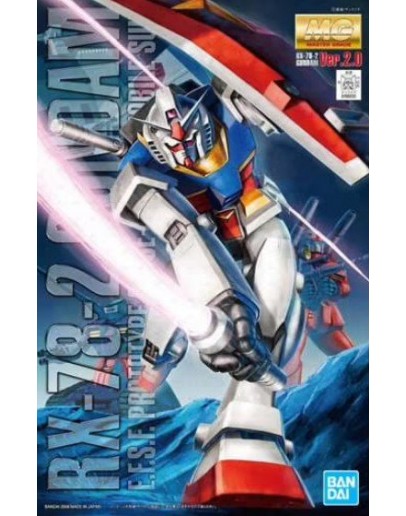 BANDAI 1/100 GUNDAM PLASTIC KIT - 5061583 - MG GUNDAM RX-78-2 ver.2.0