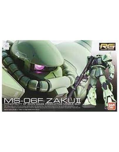 BANDAI 1/144 GUNDAM PLASTIC KIT - 5061596 - RG MS-06F ZAKU II GO5061596