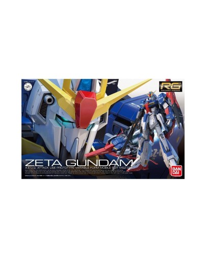 BANDAI 1/144 GUNDAM PLASTIC KIT - 5061599 - RG ZETA GUNDAM BANDAI SPIRIT GO5061599