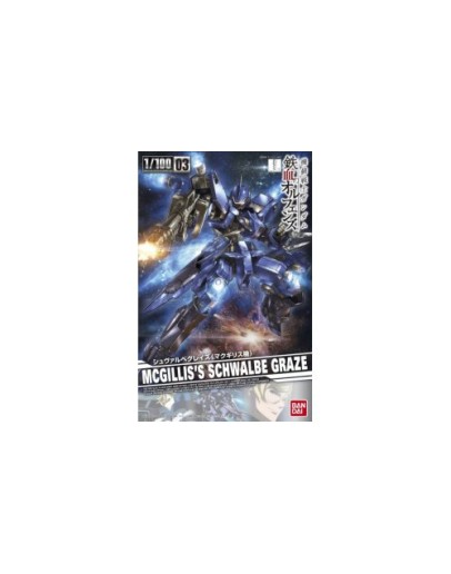 BANDAI 1/100 GUNDAM PLASTIC KIT - 5063073 McGILLIS'S SCHWALBE GRAZE GO5063073