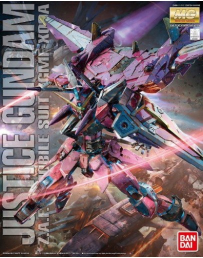 BANDAI 1/100 GUNDAM PLASTIC KIT - 5063150 - MG JUSTICE GUNDAM