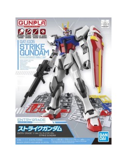 BANDAI 1/144 GUNDAM HG ENTRY GRADE PLASTIC KIT - 5063491 - GAT-X105 STRIKE GUNDAM BANDAI - GO5063491