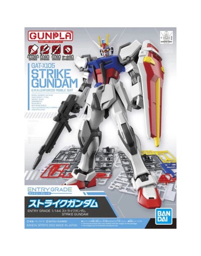 BANDAI 1/144 GUNDAM HG ENTRY GRADE PLASTIC KIT - 5063491 - GAT-X105 STRIKE GUNDAM BANDAI - GO5063491