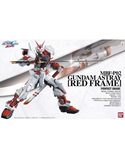 BANDAI 1/60 GUNDAM PLASTIC MODEL KIT - 5063544 - PG GUNDAM ASTRAY RED FRAME GO5063544