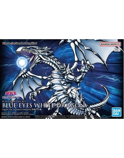 BANDAI FIGURE-RISE STANDARD PLASTIC MODEL KIT - 50650221 - AMPLIFIED BLUE-EYES WHITE DRAGON GO50650221