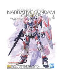 BANDAI 1/100 GUNDAM PLASTIC KIT - 5066308 - MG NARRATIVE GUNDAM C-PACKS 'VER.KA.' GO5066308