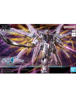 BANDAI 1/144 GUNDAM HGCE SCALE PLASTIC KIT - 5066384 - HGCE MIGHTY STRIKE FREEDOM GUNDAM - GO5066384