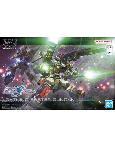 BANDAI 1/144 GUNDAM HGCE PLASTIC KIT - 253 - 5067171 HGCE LIGHTNING BUSTER GUNDAM GO5067171