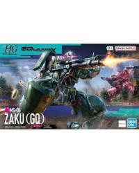BANDAI 1/144 GUNDAM HG MOBILE SUIT GUNDAM GQUUUUUUX PLASTIC KIT - 5069173- MS-06 ZAKU [GQ] - GO5069173