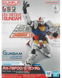 BANDAI 1/144 GUNDAM ENTRY GRADE PLASTIC KIT - 5073585 - RX-78F00/E GUNDAM