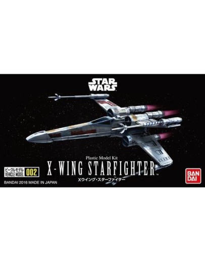 BANDAI STAR WARS  SCALE MODEL KIT - 5064873 - Vehicle Model 002 X-Wing Starfighter GO5064873