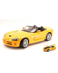 BURAGO 1/18 SCALE DIE-CAST CAR MODEL - 12043 - DODGE VIPER SRT-10 YELLOW