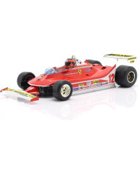 BURAGO 1/18 SCALE DIE-CAST CAR MODEL - 16814SA - Ferrari 312T4 - G.Villeneuve - 1979 GP South Africa Winner