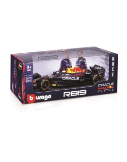 BURAGO 1/18 SCALE DIE-CAST CAR MODEL - 18003V - 2023 F-1 RED BULL RACING RB-19 CHAMPION - #1 VERSTAPPEN