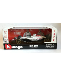BURAGO 1/18 SCALE DIE-CAST CAR MODEL - 18005 - 2025 F-1 ORACLE RED BULL RACING RB-21 JAPAN GP - #1 MAX VERSTAPPEN