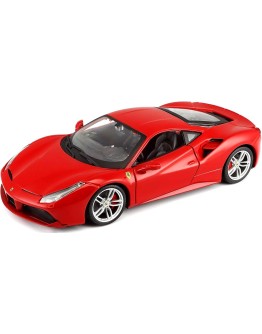 BURAGO 1/24 SCALE DIE-CAST MODEL CAR - 26013 - Ferrari 488 GTB