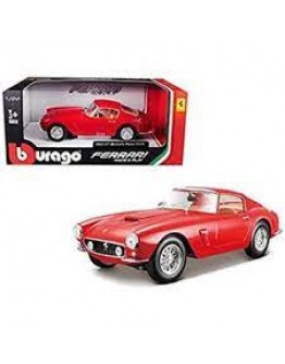 BURAGO 1/24 SCALE DIE-CAST MODEL 26025 -  FERRARI  250 GT RED BU26025