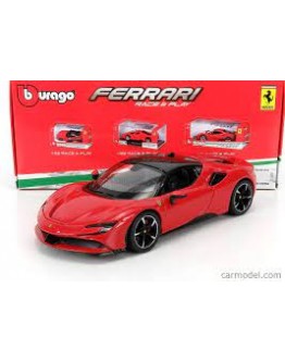 BURAGO 1/24 SCALE DIE-CAST MODEL CAR - 26028 - FERRARI SF90 STRADALE BU26028