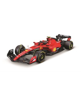 BURAGO 1/24 SCALE DIE-CAST MODEL CAR - 26808L - Ferrari SF-23 - Charles Leclerc - 2023