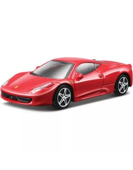 BURAGO 1/43 DIECAST MODEL - 31103 - FERRARI 458 ITALIA - RACE & PLAY BU31103