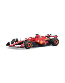 BURAGO 1/43 DIECAST MODEL - 36844L - 2024 F-1 FERRARI SF-24 - #16 LECLERC