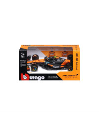 BURAGO 1/43 DIECAST MODEL - 38248N - FI 2025 McLAREN MCL39 - AUSTRALIAN GP #4 LANDO NORRIS BU38248N