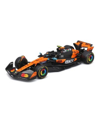 BURAGO 1/43 DIECAST MODEL - 38248N - FI 2025 McLAREN MCL39 - AUSTRALIAN GP #4 LANDO NORRIS BU38248N