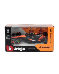 BURAGO 1/43 DIECAST MODEL - 38248P - FI 2025 McLAREN MCL39 - AUSTRALIAN GP #81 OSCAR PIASTRI BU38248P
