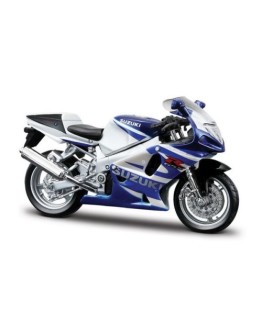 BURAGO 1/18 SCALE DIE-CAST MOTORCYCLE MODEL - 51008 - SUZUKI GSX-R750 BU51008