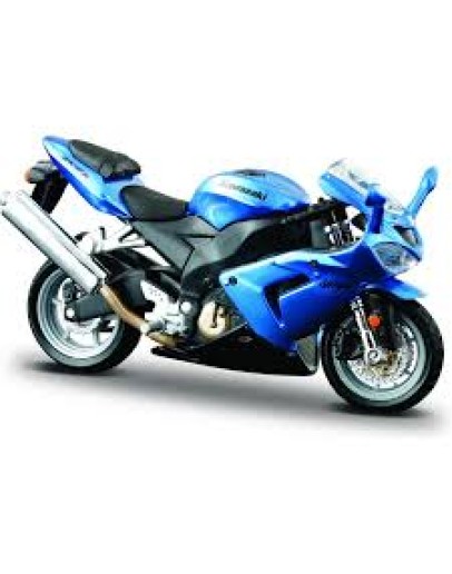 BURAGO 1/18 SCALE DIE-CAST MOTORCYCLE MODEL - 51014 - KAWASAKI NINJA ZX-10R BU51014