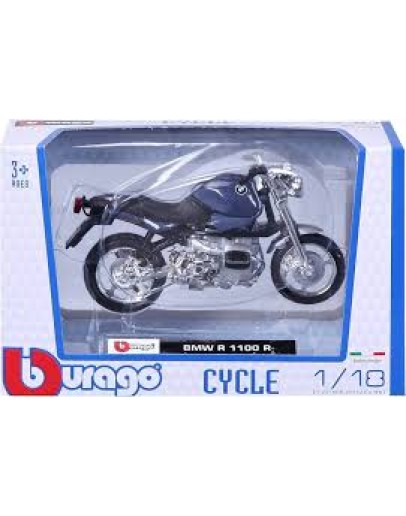 BURAGO 1/18 SCALE DIE-CAST MOTORCYCLE MODEL - 51026 BMWR1100R BU51026