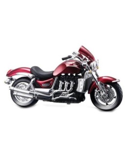 BURAGO 1/18 SCALE DIE-CAST MOTORCYCLE MODEL - 51039 - TRIUMPH ROCKET III BU51039