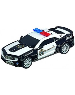 CARRERA SLOT CAR - GO - 64031 2015 CHEVROLET CAMARO ZL1 "SHERIFF" POLICE CAR W/FLASHING LIGHTS