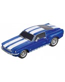 CARRERA SLOT CAR - GO - 64146 1967 FORD MUSTANG - RACING BLUE