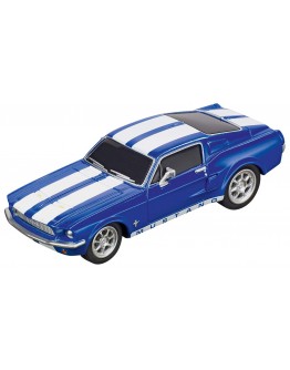 CARRERA SLOT CAR - GO - 64146 1967 FORD MUSTANG - RACING BLUE