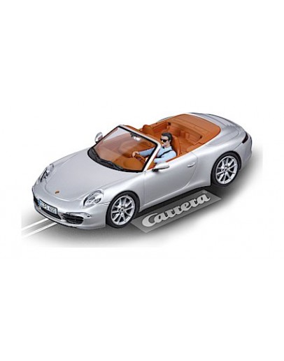 CARRERA SLOT CAR - EVOLUTION  - 27535 - Porsche 911 Carrera S Cabriolet - Silver