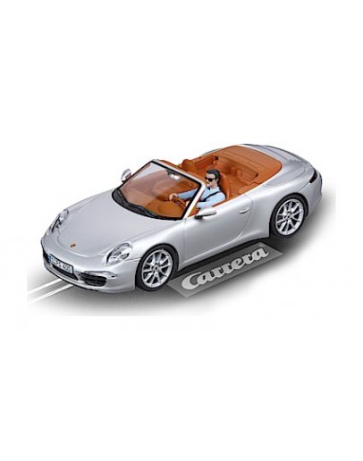 CARRERA 1/32 SLOT CAR - EVOLUTION  - 27535 - Porsche 911 Carrera S Cabriolet - Silver