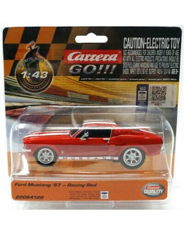 CARRERA SLOT CAR - GO - 64120 FORD MUSTANG 1967 - RACING RED