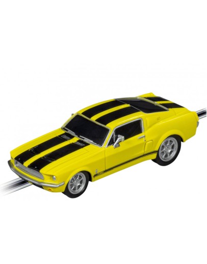 CARRERA SLOT CAR - GO - 64212 - FORD MUSTANG '67 - YELLOW'