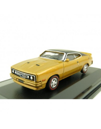 COOEE CLASSICS ROAD RAGERS 1/87 DIE-CAST MODEL - CC87R050 - 1979 XC GS Coupe - Gold Dust / Black Vinyl roof