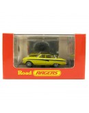 COOEE CLASSICS ROAD RAGERS 1/87 DIE-CAST MODEL - CC87R054 - 1960 XK Falcon Sedan - Acaia Yellow with black roof