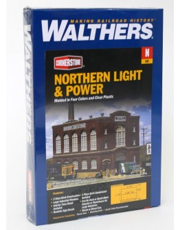 WALTHERS CORNERSTONE N BUILDING KIT  9333214 Northern Light & Power Powerhouse