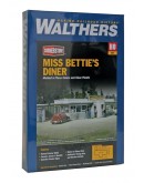 WALTHERS CORNERSTONE HO BUILDING KIT  9332909 Miss Bettie's Diner