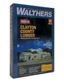WALTHERS CORNERSTONE HO BUILDING KIT  9332911 Clayton County Lumber [4 separate Corrugated Buildings]