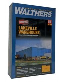 WALTHERS CORNERSTONE HO BUILDING KIT  9332917 Lakeville Modern Style Warehouse