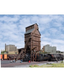 WALTHERS CORNERSTONE HO BUILDING KIT  9332922 Wood Coaling Tower