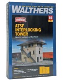 WALTHERS CORNERSTONE HO BUILDING KIT  9332983 Santa Fe Interlocking Tower