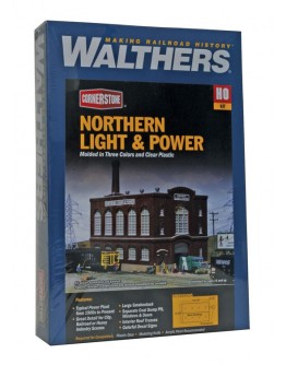 WALTHERS CORNERSTONE HO BUILDING KIT  9333021 Northern Light & Power Powerhouse