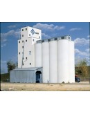 WALTHERS CORNERSTONE HO BUILDING KIT  9333022 ADM Concrete Grain Elevator